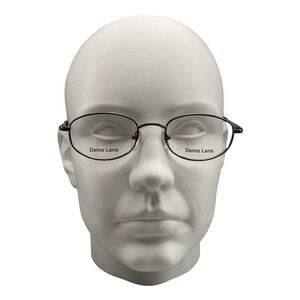 Pentax Alpha Z87-2+ Gunmetal Eyeglasses Frames 135mm Oval Safety Glasses Korea